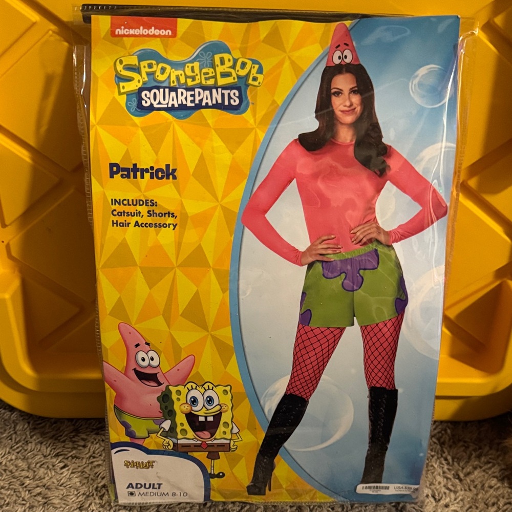 Nickelodeon Patrick Star Costume with Pink and Green